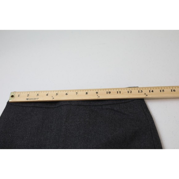 J Crew Womens Straight Skirt Wool Size P0 Gray Back Preppy Classic Capsule‎ Work - Picture 9 of 11